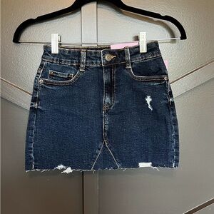 Evsie (Maurice’s) Girls Denim Mini Skirt